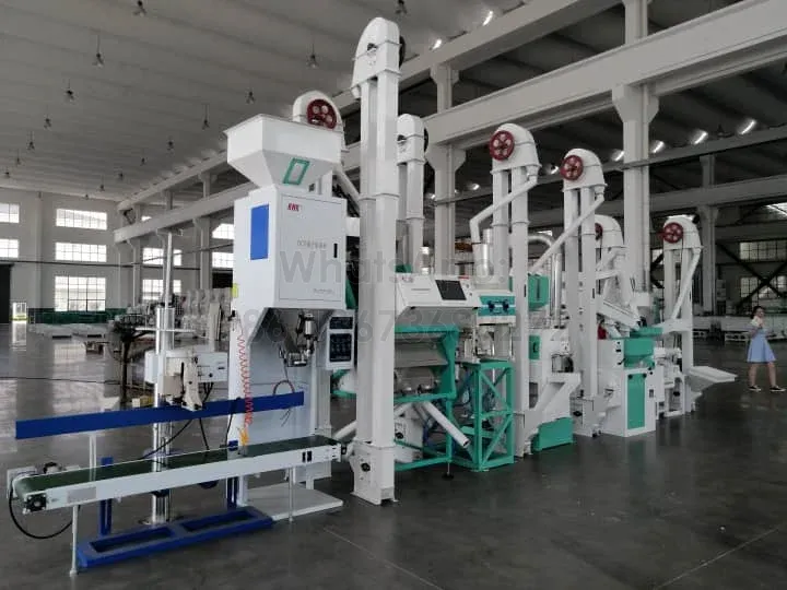 auto rice mill line machinery