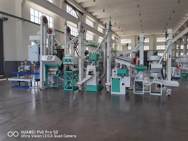 complete rice milling plant line