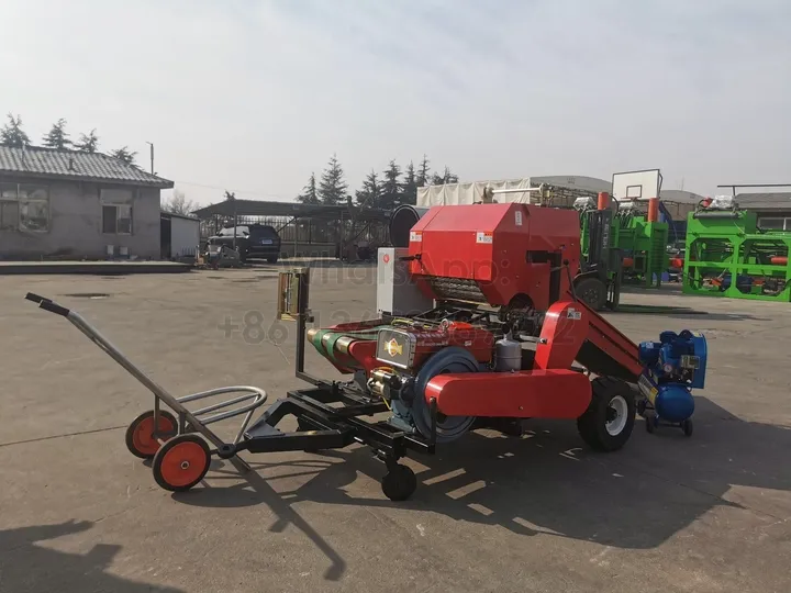 ብጁ silage baler ከትራክሽን ፍሬም ጋር