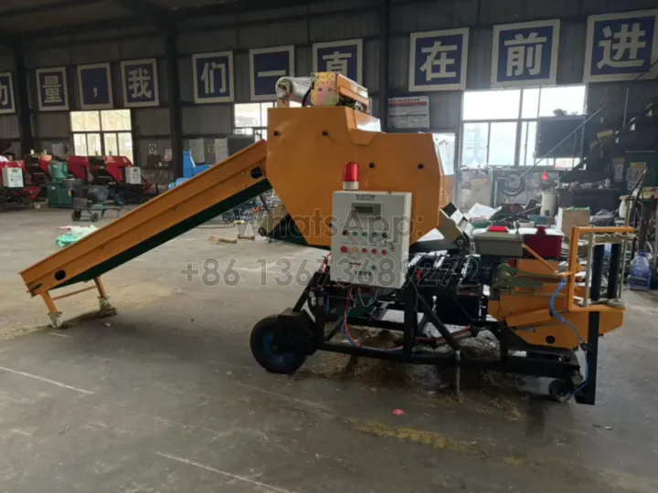 new-type silage grass baler and wrapper