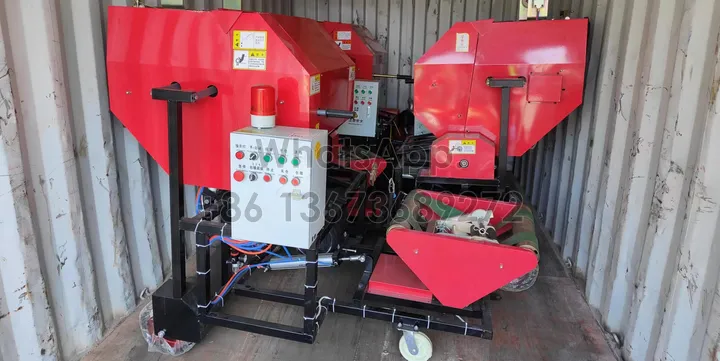 silage machine in the container