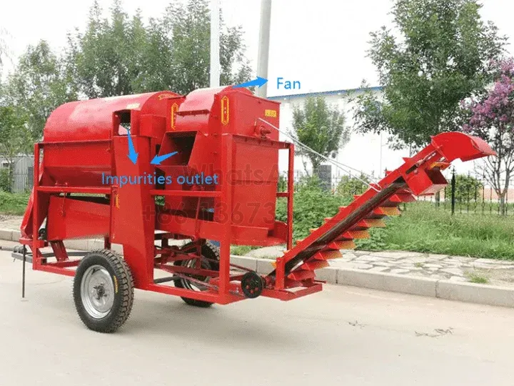 components of medium peanut picking equipment