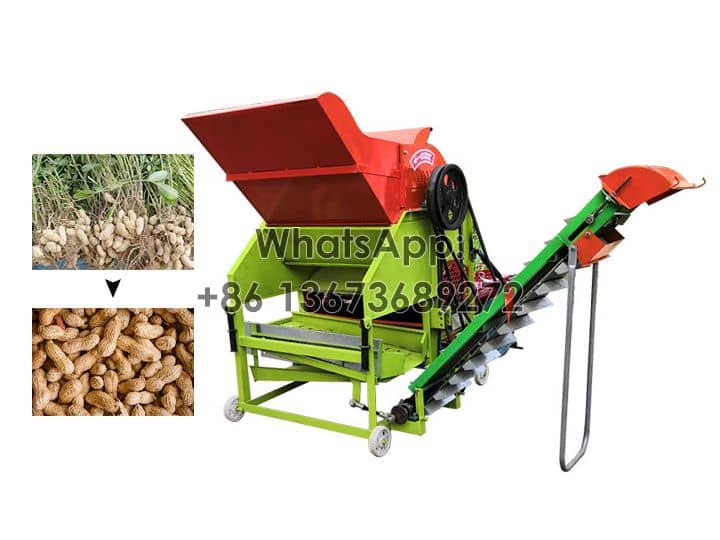 Machine à récolter les cacahuètes