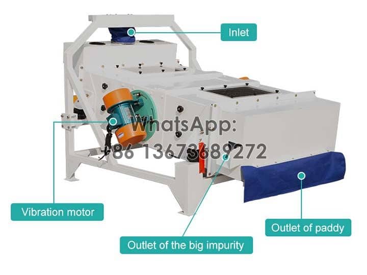 Structure of vibration cleaner