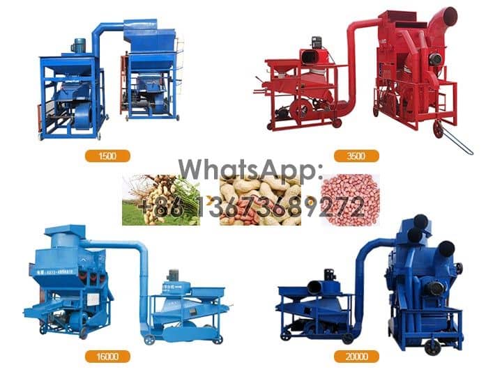 Combined Peanut Groundnut Shelling and Cleaning Machine