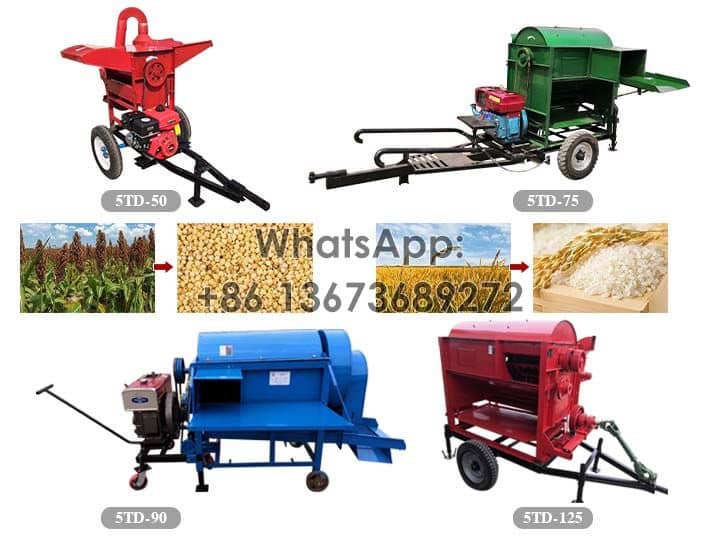 Multifunctional Wheat Thresher for Paddy Rice Wheat, Barley, Soybeans