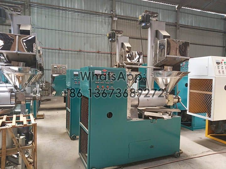 Cold and hot oil press machine