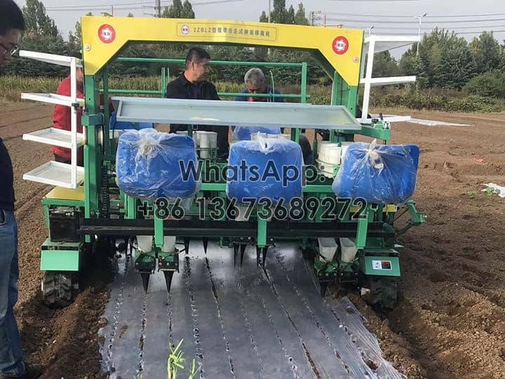 Planteuse sur chenilles