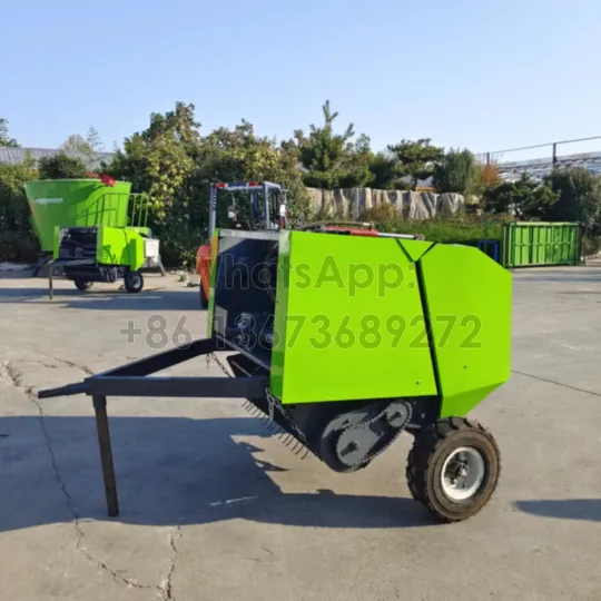 round baler for straw reacycling