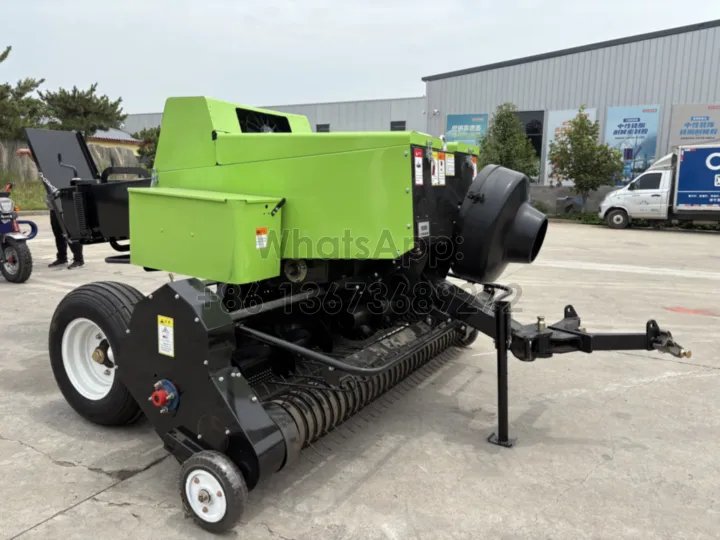 square baling machine for hay straw