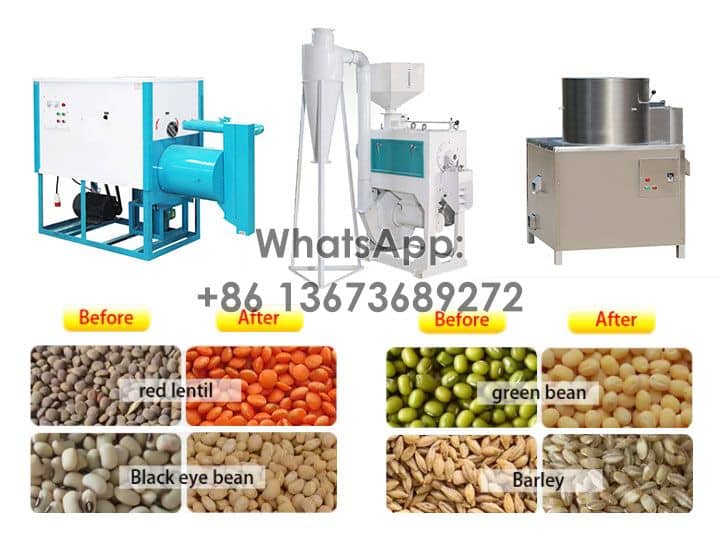 Bean Peeling Machine for Soybeans, Broad Beans, Lachi Beans