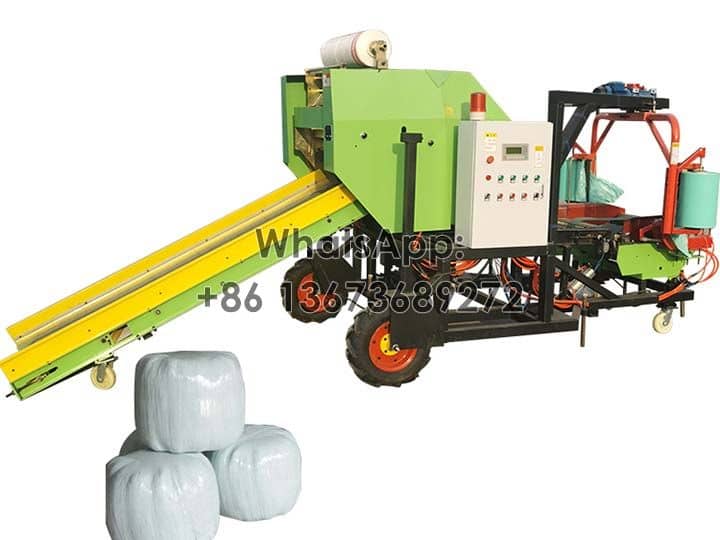 Fully automatic silage baling machine