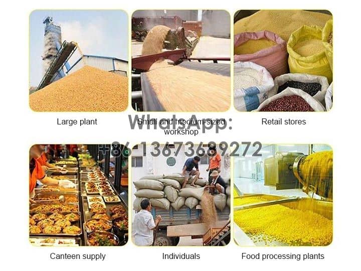 Usages of bean peling machine