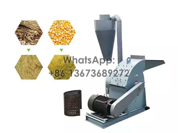 9FQ Hammer Mill Grinder untuk Jagung, Jagung, Gandum, Penghancur Pakan