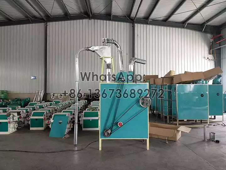 Corn cleaning equipment