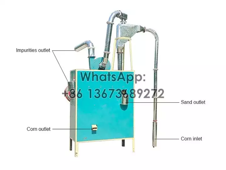 Structure-of-the-maize-cleaner