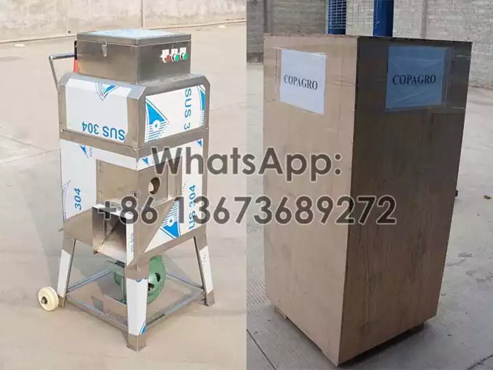 Sweet corn sheller machine package