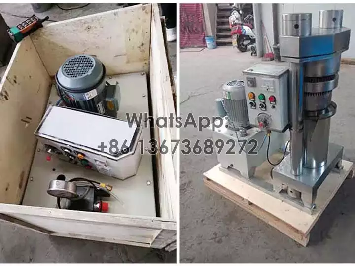 Hydraulic oil press