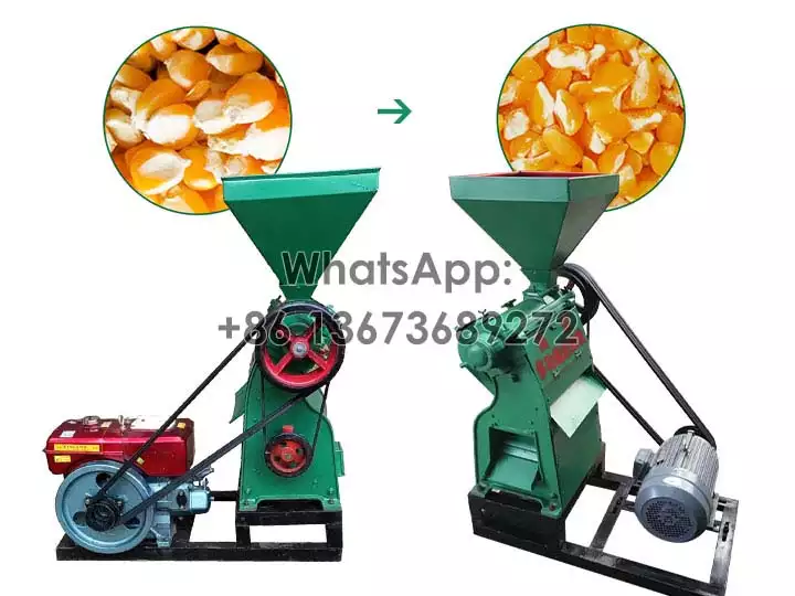 Small Corn Peeling Machine for Maize Skin Remove