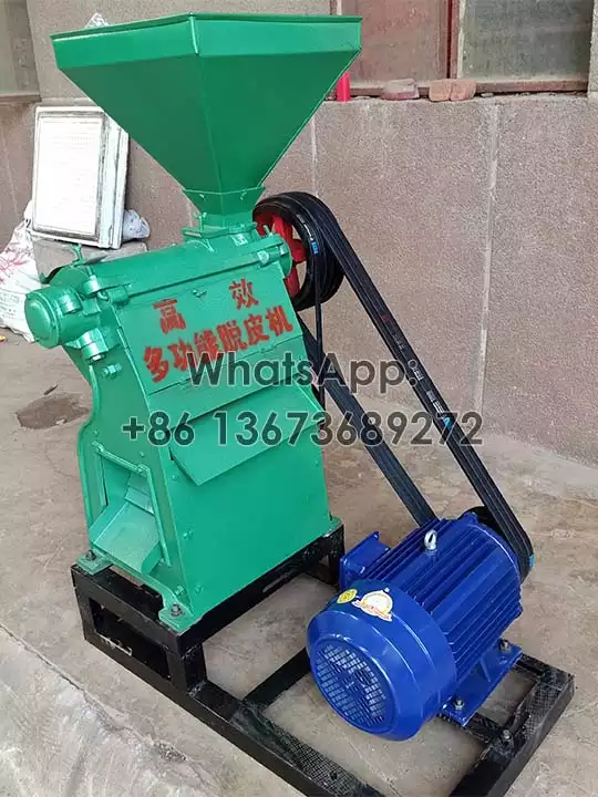 Electric-motor-maize-peeler