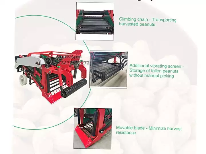 Avantages de la machine de récolte d'arachides