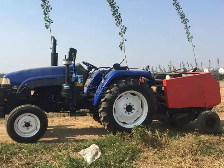 How to clean the hay baling machine?