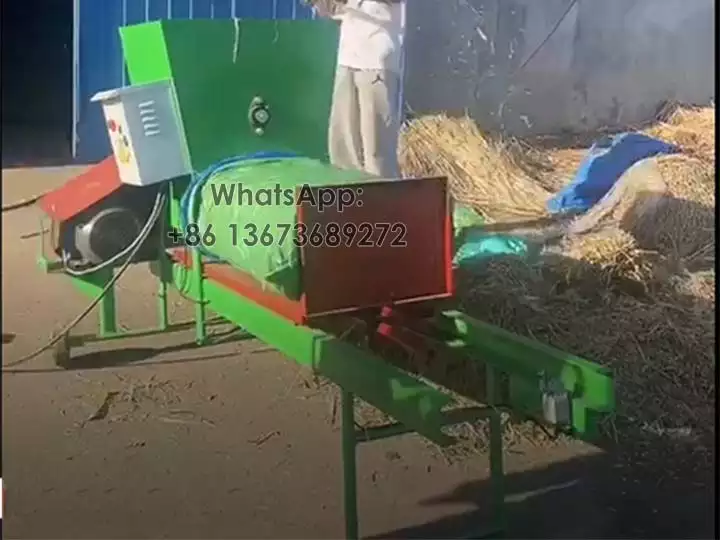Simple baling machine for forage