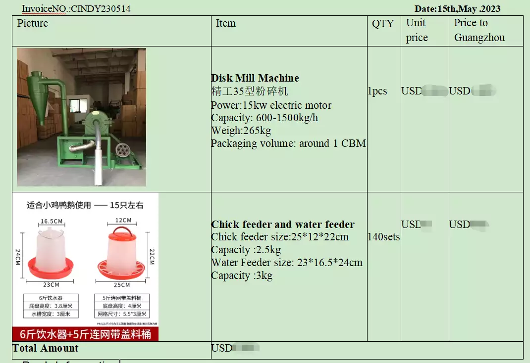 Corn grinding machine pi