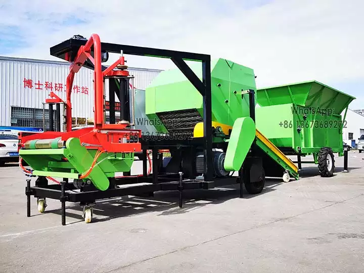 fully automatic silage baler machine