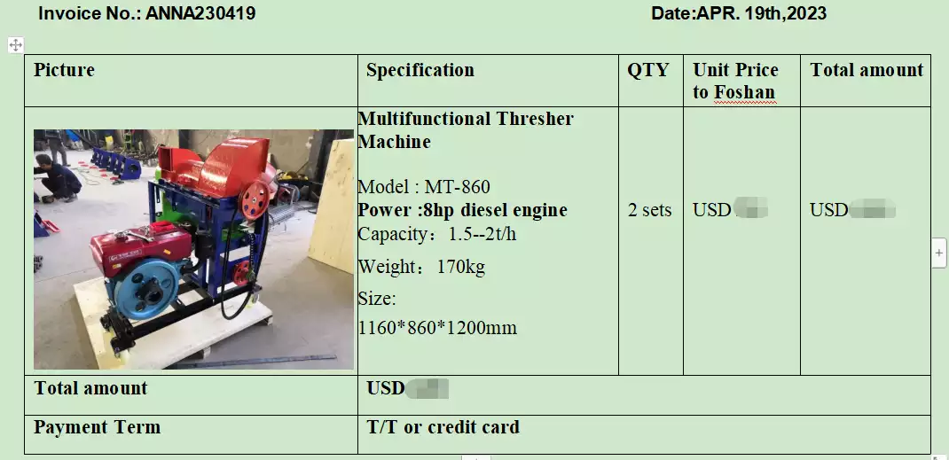 Mutifunctional corn thresher pi