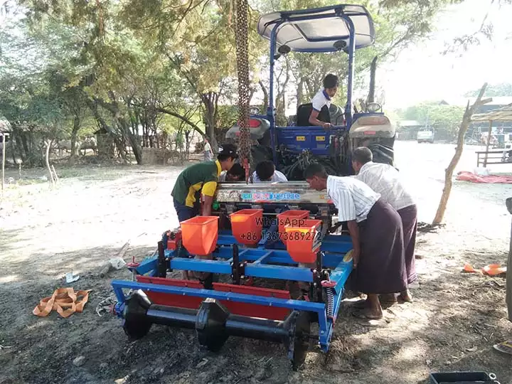 4-row peanut planter machine for myanmar customer