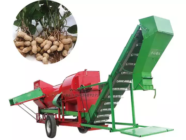 How does a groundnut picking machine work?