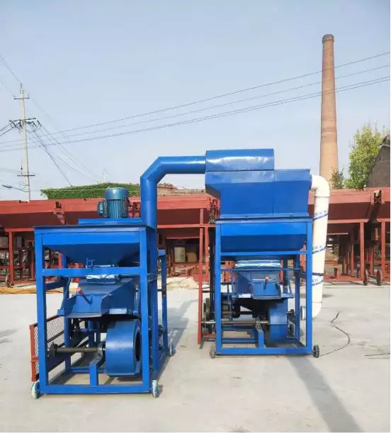 Peanut cleaning and shelling machine