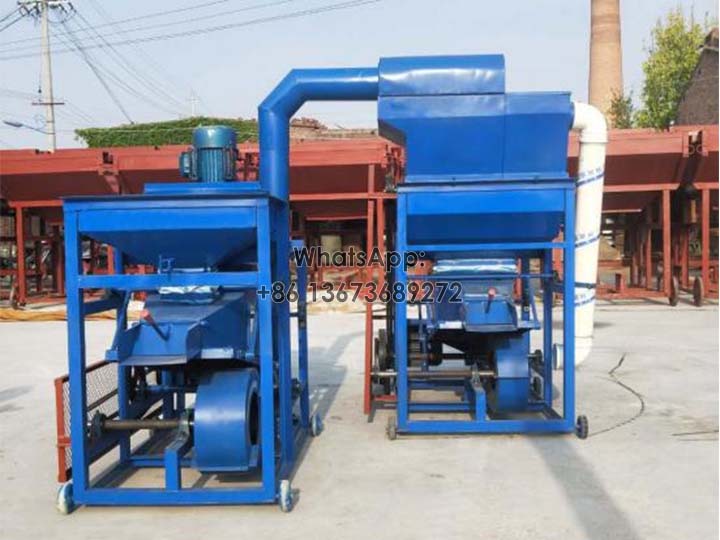 Combined groundnut shelling unit