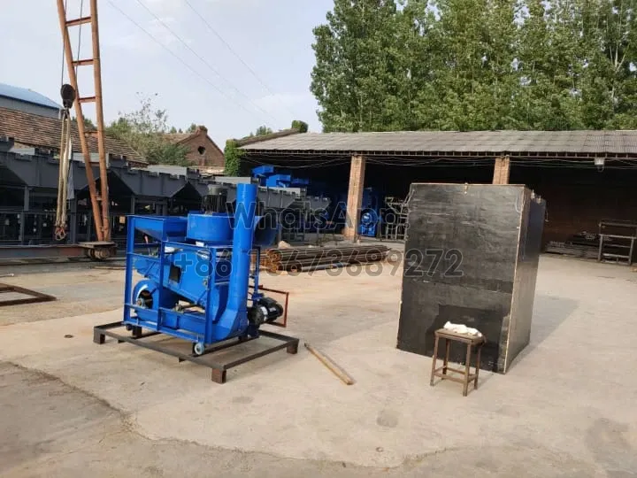 Groundnut shelling machine ready to pack