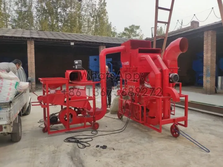 Industrial peanut sheller