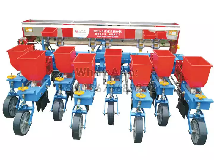 8-row groundnut seed sowing machine