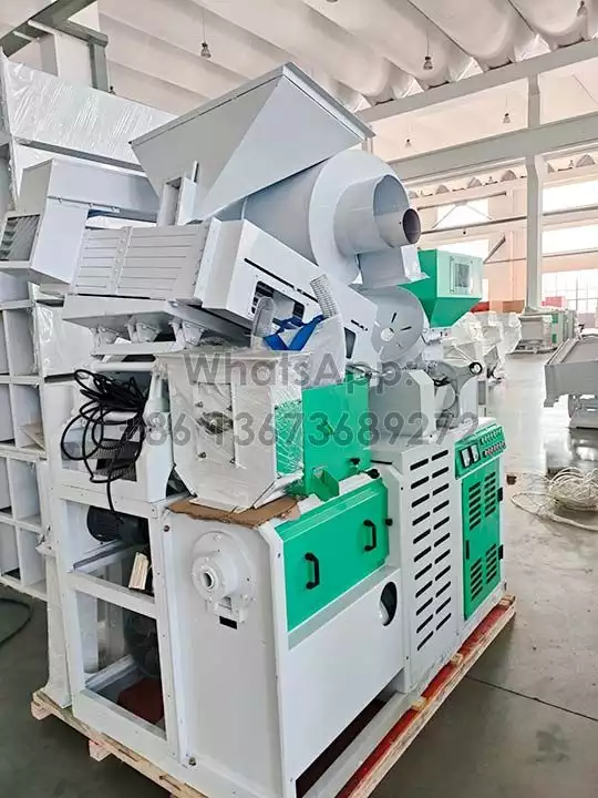 Package of 25tpd combined rice mill machine