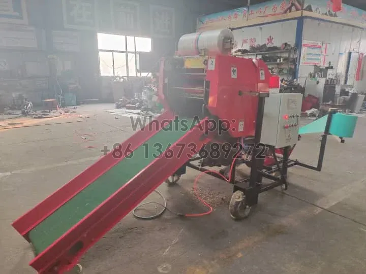 Silage round baler with plc