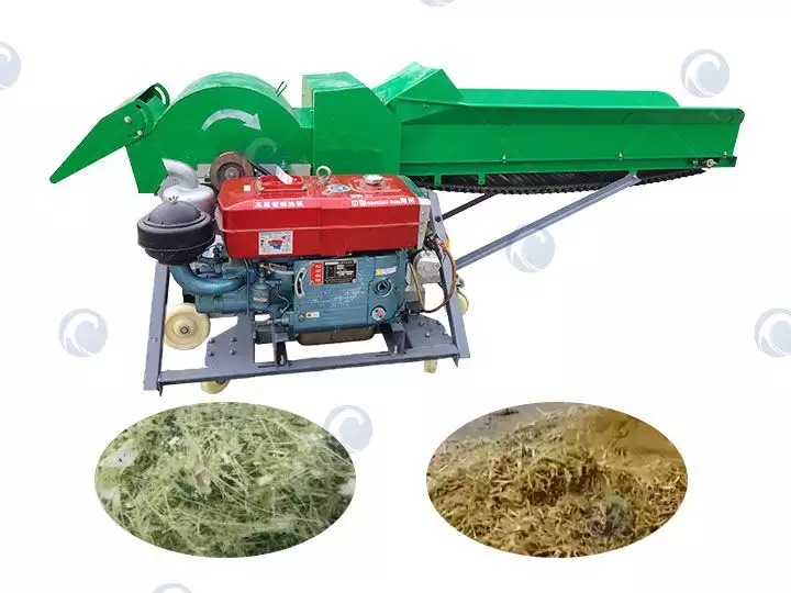 Silage cutting machine for fodder making