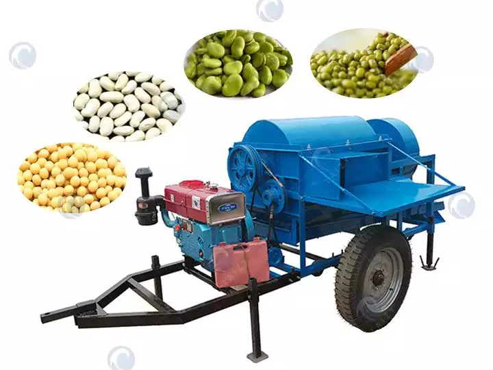 Automatic soybean thresher machine for farm use