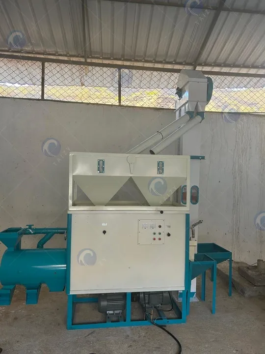 T3 corn grit making machine in the factory