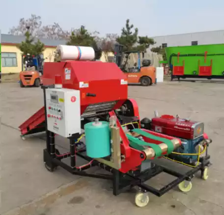 Silage Baler with diesel engine