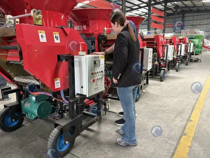 corn silage baler visit