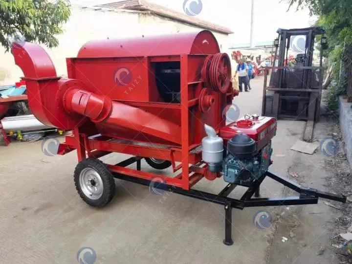 commercial rice wheat threshing machine