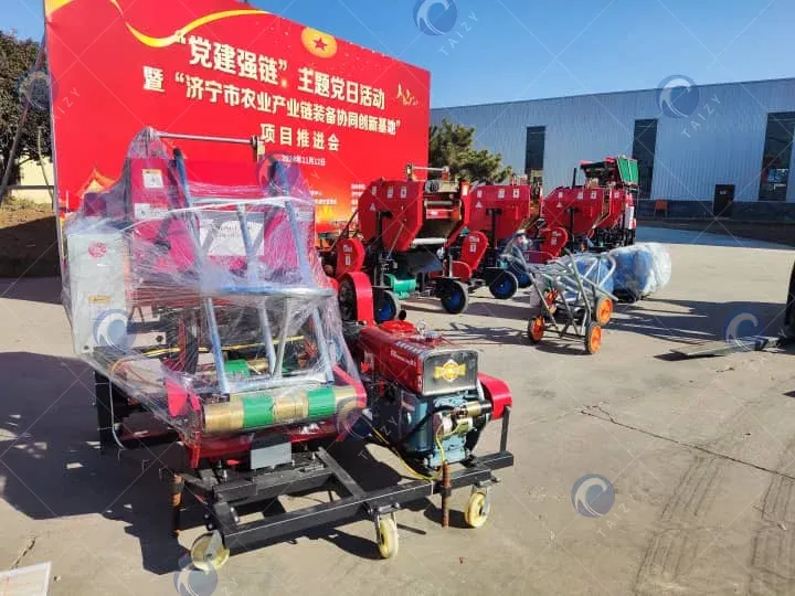 corn silage baler machine ready for sale