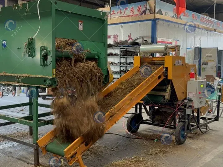 electric silage round baler