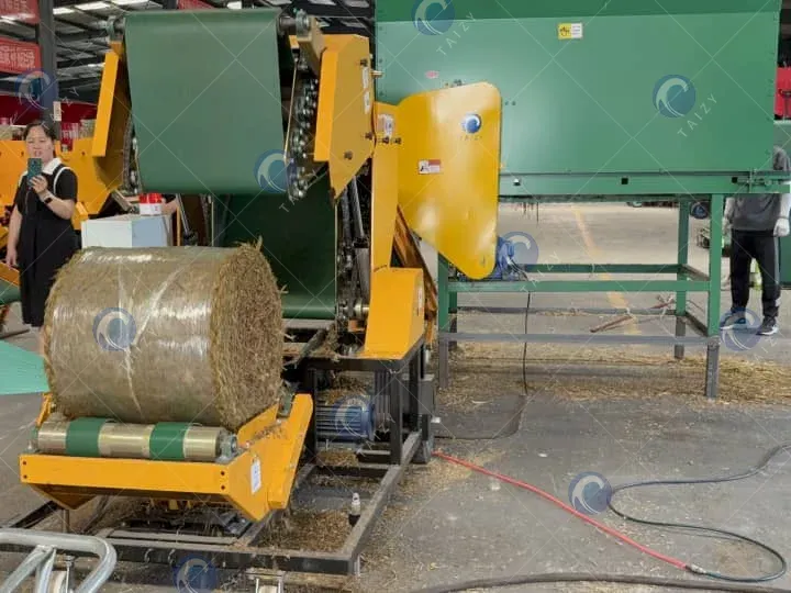 round silage bale making machinery