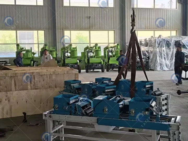 machine de semis de pépinière de riz prête à être emballée