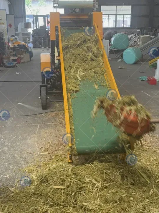 silage baler for forage